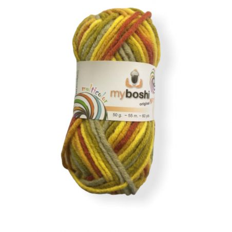 Gomitolo lana Myboshi 50gr, MULTICOLOR COL C1 LION