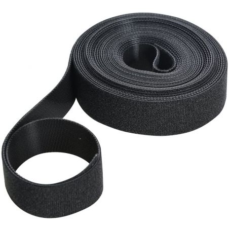 Velcro bilaterale 30mm, prezzo al metro, nero