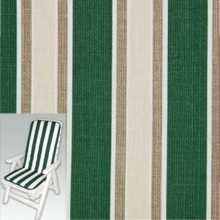 CUSCINO MULTIRIGA VERDE SEDIA ALTO 70+42x44x3 XTRA