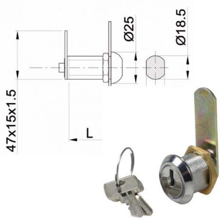 CILINDRO LEVETTA mm 16                        IBFM