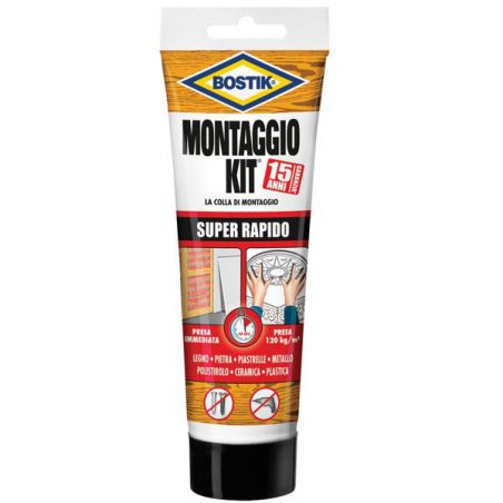 ADESIVO MONTAGGIO KIT g 250 TUBETTO         BOSTIK