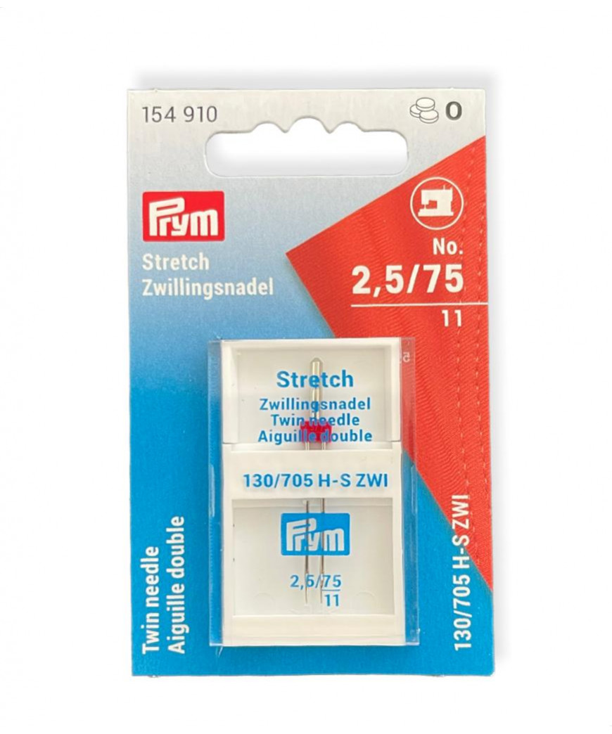 Aghi macchina da cucire stretch doppio 130/705 H-S ZWI n°2,5/75/11