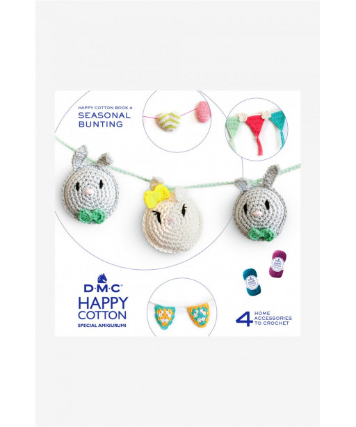 BOOK N° 4  DMC happy cotton special amigurumi GHIRLANDE