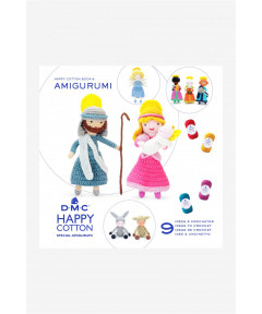 BOOK N°6  DMC happy cotton special amigurumi PRESEPE