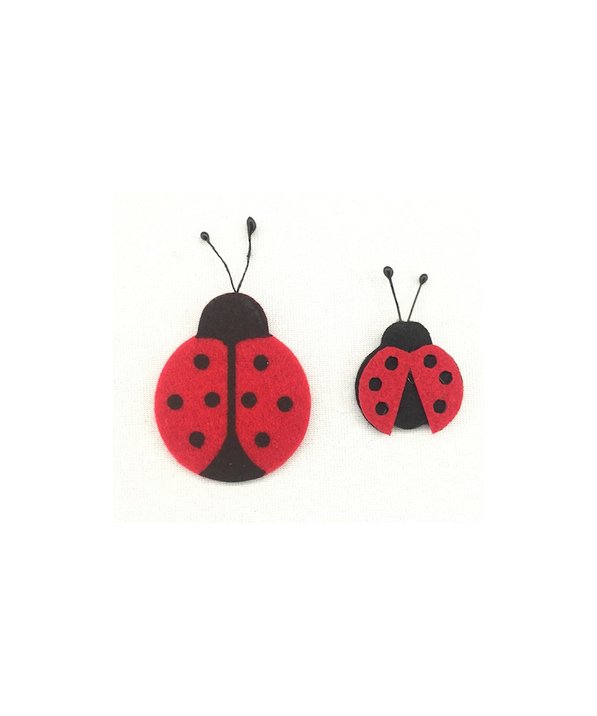 COCCINELLA IN FELTRO