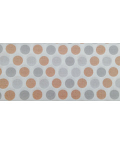 TESSUTO POIS GRIGIO NOCCIOLA CM 50X100