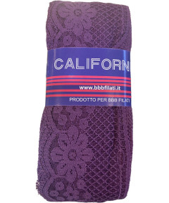 Filato Pizzo California Ideale per Sciarpe e Decorazioni Colore Viola