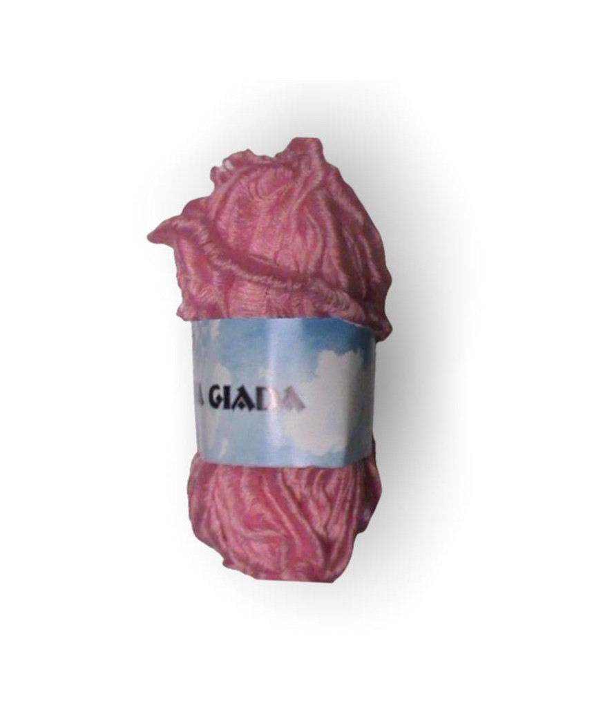 Gomitolo lana giada 100gr, Rosa col GT 4