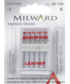 Aghi Macchina da Cucire Milward assortiti leather 90/100