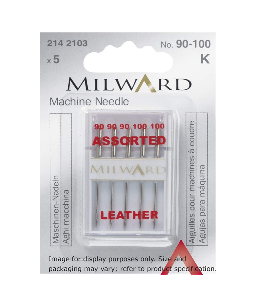 Aghi Macchina da Cucire Milward assortiti leather 90/100