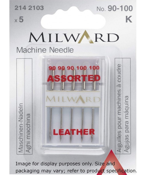 Aghi Macchina da Cucire Milward assortiti leather 90/100