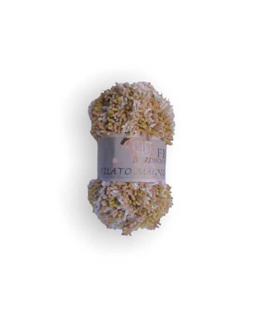 Gomitolo lana Lilium 50gr, mix beige/verde N°1-2-155