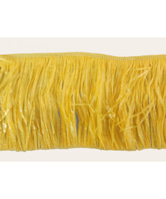 Frangia in Rafia per Decori e Bordure H 15 Cm Colore Giallo