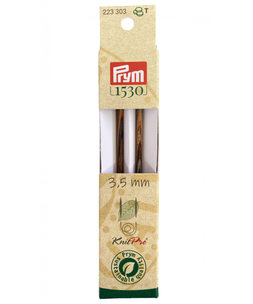 Punte Lunghe per ferri Knitpro intercambiabili e naturali n° 3,5 mm