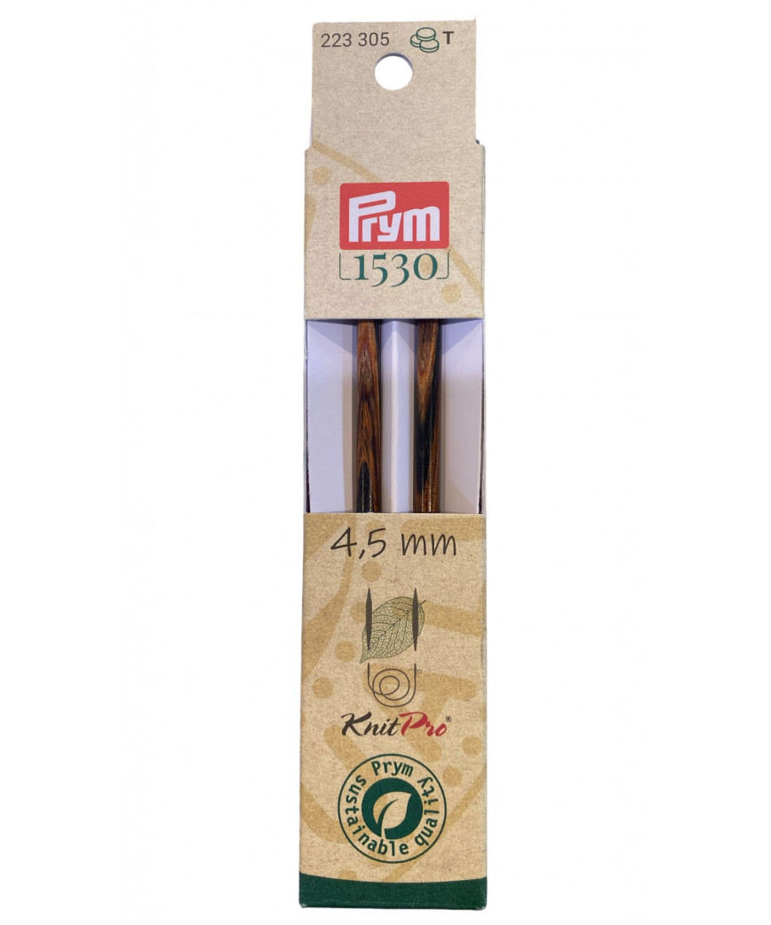 Punte Lunghe per ferri Knitpro intercambiabili e naturali n° 4,5 mm
