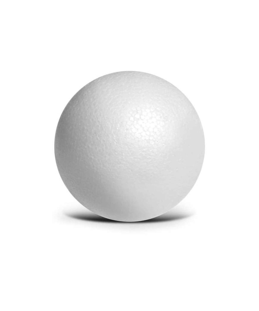 Sfera in Polistirolo per Decorazioni Ø10cm
