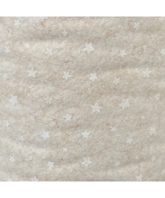 Rotolo Feltro 35x45cm Spessore 1mm, avorio stelline