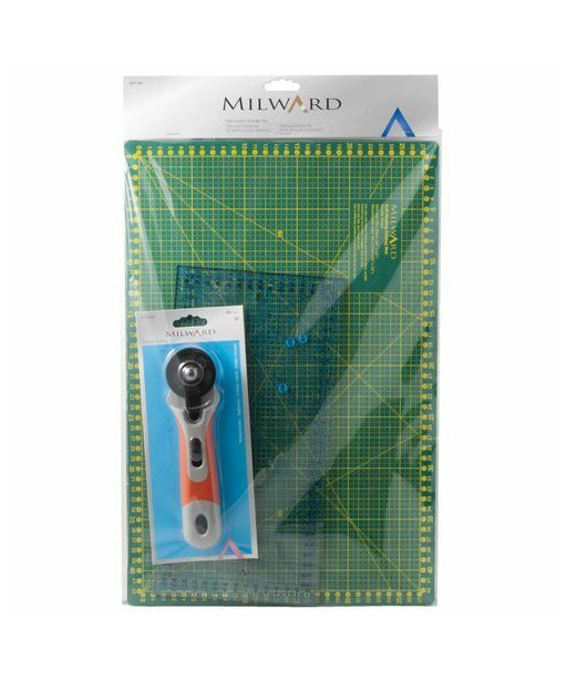 Patchwork Starter Kit Set Accessori cucito milward 3pz