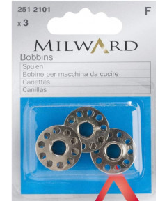 Bobine in metallo milward per macchina da cucire