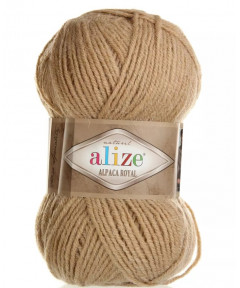 Filato Lana Alpaca Royal Alize100gr Mt 250mt Colore Sabbia n°266