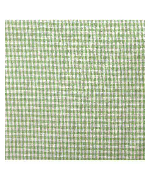 TESSUTO DELUX 100% COTONE VERDE MINI QUADRETTI N°104