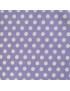 TESSUTO DELUX 100% COTONE VIOLA POIS N°122