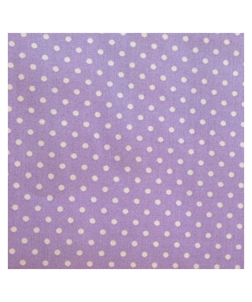 TESSUTO DELUX 100% COTONE VIOLA MINI POIS N°123