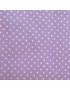 TESSUTO DELUX 100% COTONE VIOLA MINI POIS N°123