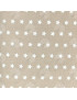 Tessuto 100% Cotone beige Stelle