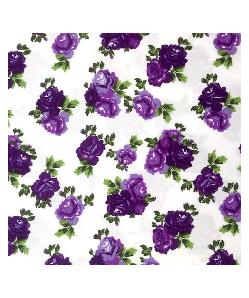 TESSUTO DELUX 100% COTONE ROSE VIOLA N°74