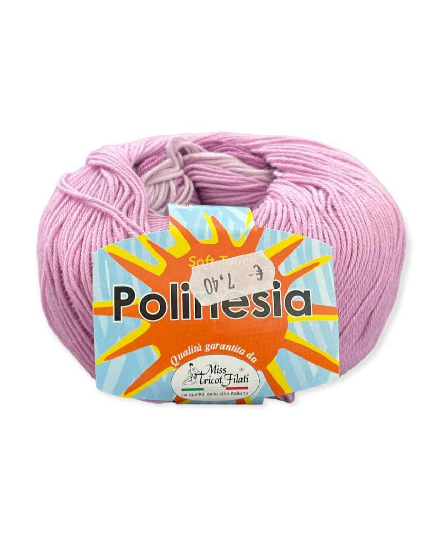 Cotone Polinesia Gr 100-mt330 Colore mix Ciclamino n°5