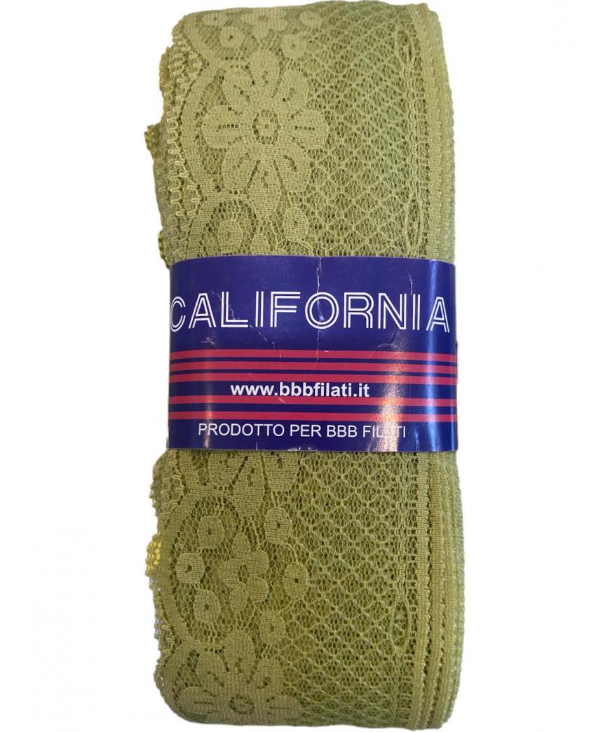 Filato Pizzo California Ideale per Sciarpe e Decorazioni Colore Verde