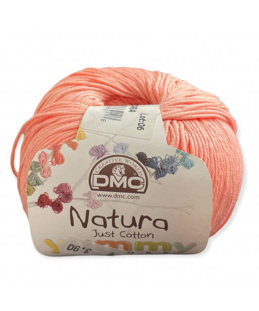 Gomitolo YUMMY COLORS Natura 50gr, pesca n°104