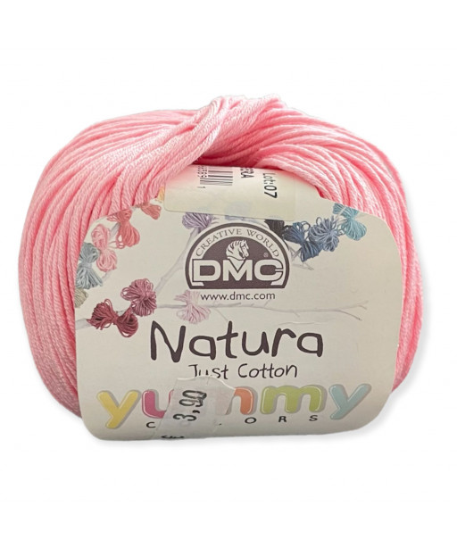 Gomitolo YUMMY COLORS Natura 50gr, rosa n°98