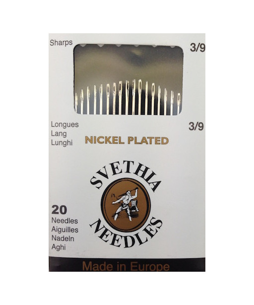 n°20 Aghi per Cucito Svethia Needles Sharps N°3/9