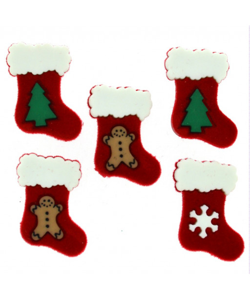 Bottoni Dress It Up "stocking" 5pz