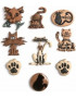 Bottoni Dress It Up "alley cat" 10pz
