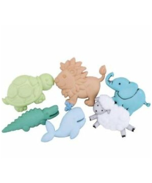 Bottoni Dress It Up "baby animals" 6pz