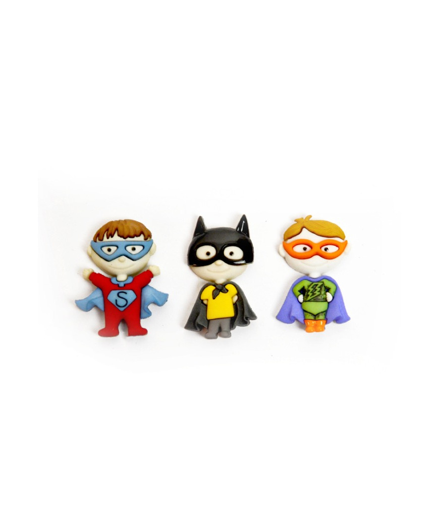 Bottoni Dress It Up "be my super hero" 5pz