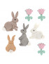 Bottone Pvc Fantasia cotton tails