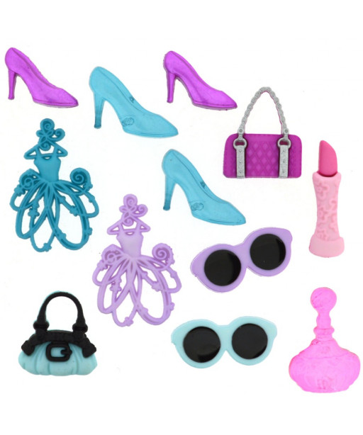 Bottoni Dress It Up "let's shop" 12pz