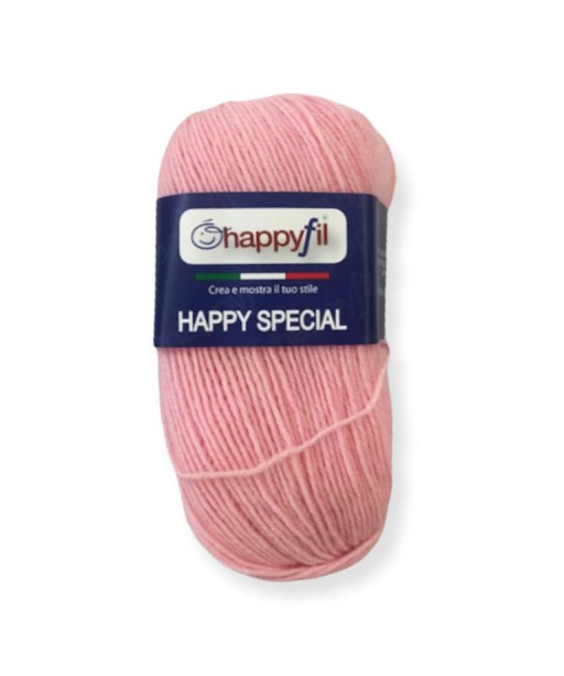 Filato HAPPY SPECIAL 60%lana - 40% acrilico ROSA COL N°340