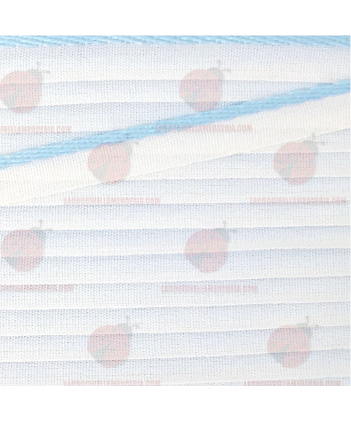 Nastro per Bordature 13mm Bianco e Azzurro