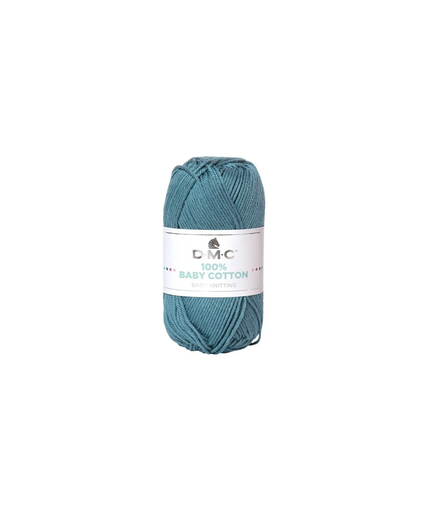 DMC Baby Cotton 100% cotone 50 g ~ 106 m Azzurro Polvere 750