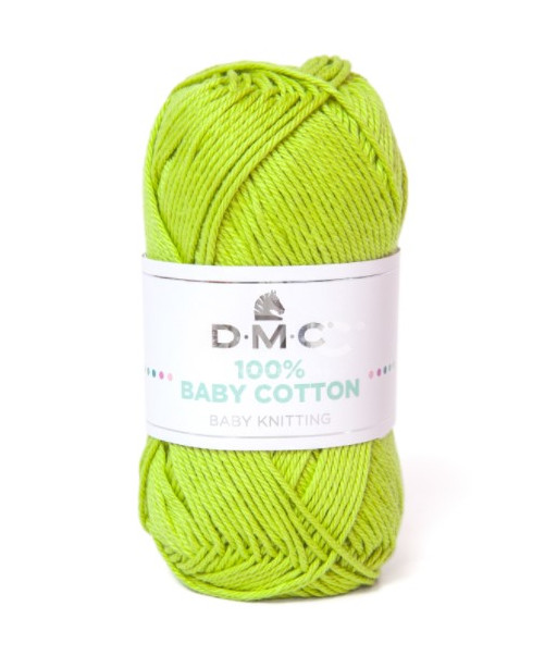 DMC Baby Cotton 100% cotone 50 g ~ 106 m Colore Pistacchio 752