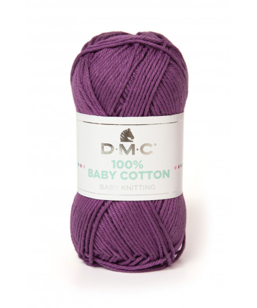 DMC Baby Cotton 100% cotone 50 g ~ 106 m Colore Viola 756
