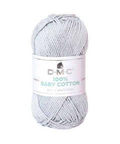 DMC Baby Cotton 100% cotone 50 g ~ 106 m Grigio ch 757