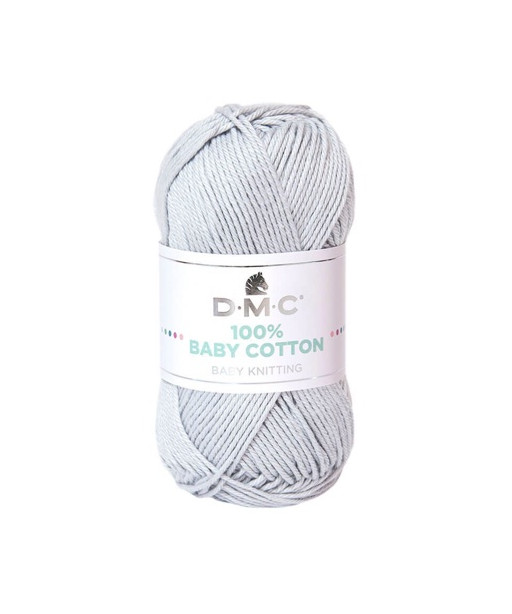 DMC Baby Cotton 100% cotone 50 g ~ 106 m Grigio ch 757