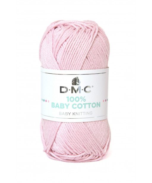 DMC Baby Cotton 100% cotone 50 g ~ 106 m Rosa 760