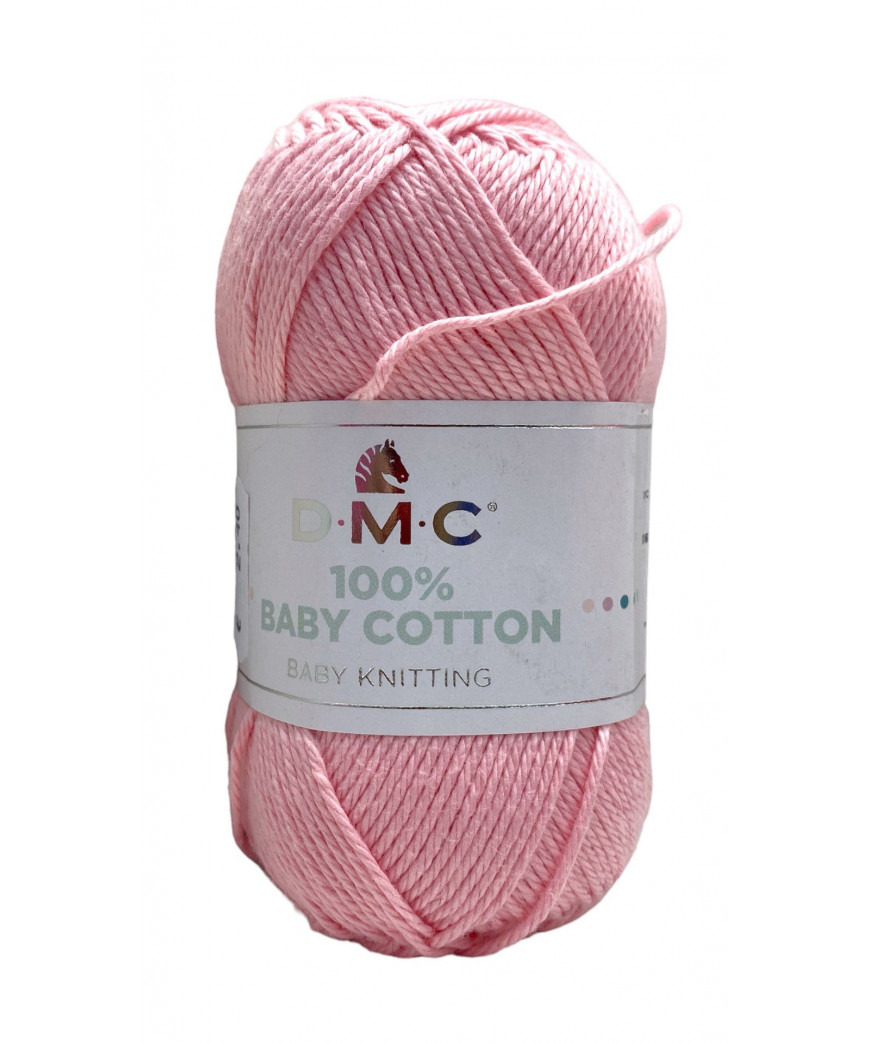 DMC Baby Cotton 100% cotone 50 g ~ 106 m Rosa Polvere 764